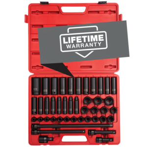 ½-inch drive impact socket set showing thick-walled construction Sunex