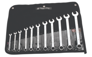 Combination wrench set (American-made provenance is the story)